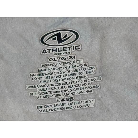 Athletic Works Women's Active Racerback Tank Grey Camo Size XXL 2XG Plus Sz 20 - Picture 4 of 5